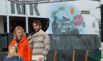 Maleri på NRK Sommerbåten